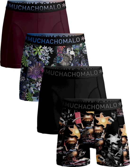 Muchachomalo Heren Boxershorts - 4 Pack - Maat XXL - Mannen Onderbroeken