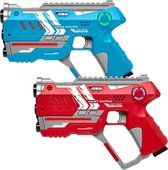 Light Battle Connect lasergun set - Rood/Blauw - 2 Anti-cheat laserguns - Lasergame speelgoed voor kinderen