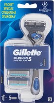 Gillette Fusion 5 ProGlide Scheersysteem Met FlexBall Technologie + 5 Scheermesjes Mannen