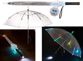 Parapluie avec éclairage LED - Parapluie original avec lumière - 85 cm - Acheter parapluie - Parapluie pliant