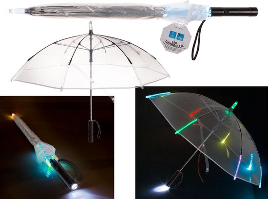 Paraplu met led verlichting - Originele paraplu met licht - 85 cm - Paraplu kopen - Opvouwbare paraplu