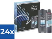 Gift Dove Men Daily Care XL Gel douche 400 ml et Déo Spray 200 ml - Pack économique 24 pièces