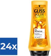 Gliss Kur Conditioner Oil Nutritive 200 ml - Voordeelverpakking 24 stuks
