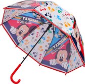 Paraplu disney Mickey Mouse Kinderparaplu - hand Openend - Vrolijke en Duurzame Paraplu voor Kinderen