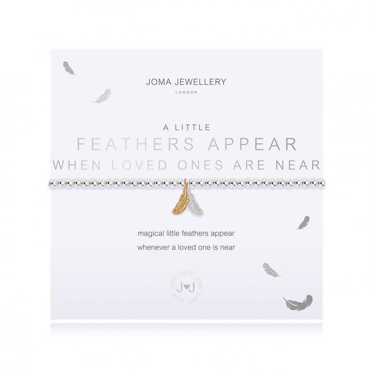 Joma Jewellery - A Little - Feathers Appear when Loved Ones are Near - Armband