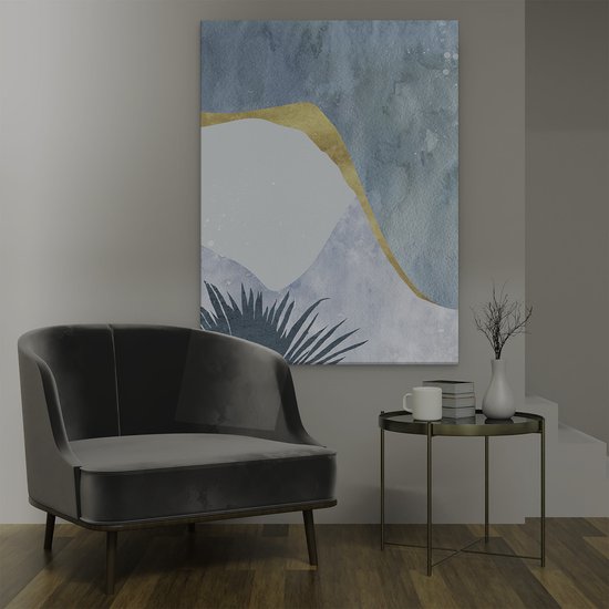 Artaza Tableau sur Toile Art Abstrait - 90x120 - Groot - Photo sur Toile - Décoration murale Salon