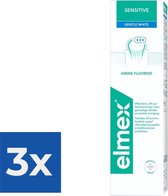 Elmex Tandpasta Sensitive Whitening 75 ml - Voordeelverpakking 3 stuks