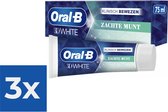 Oral-B Tandpasta 3D White Soft Mint - Voordeelverpakking 3 x 75 ml
