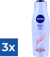 Nivea Shampoo - Daily Shine 250 ml - Voordeelverpakking 3 stuks