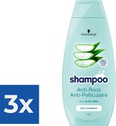 Schwarzkopf Shampoo 400ml Anti Roos - Voordeelverpakking 3 stuks