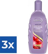 Andrélon Shampoo 300 ml Colour Sulfaatvr - Voordeelverpakking 3 stuks