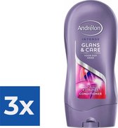 Andrélon Conditioner Glans & Care 300 ml - Voordeelverpakking 3 stuks