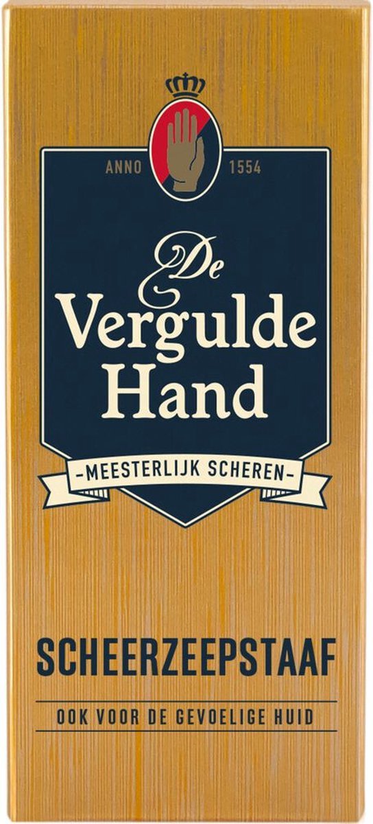 De Vergulde Hand Scheerzeepstaaf 75 gr - Voordeelverpakking 3 stuks