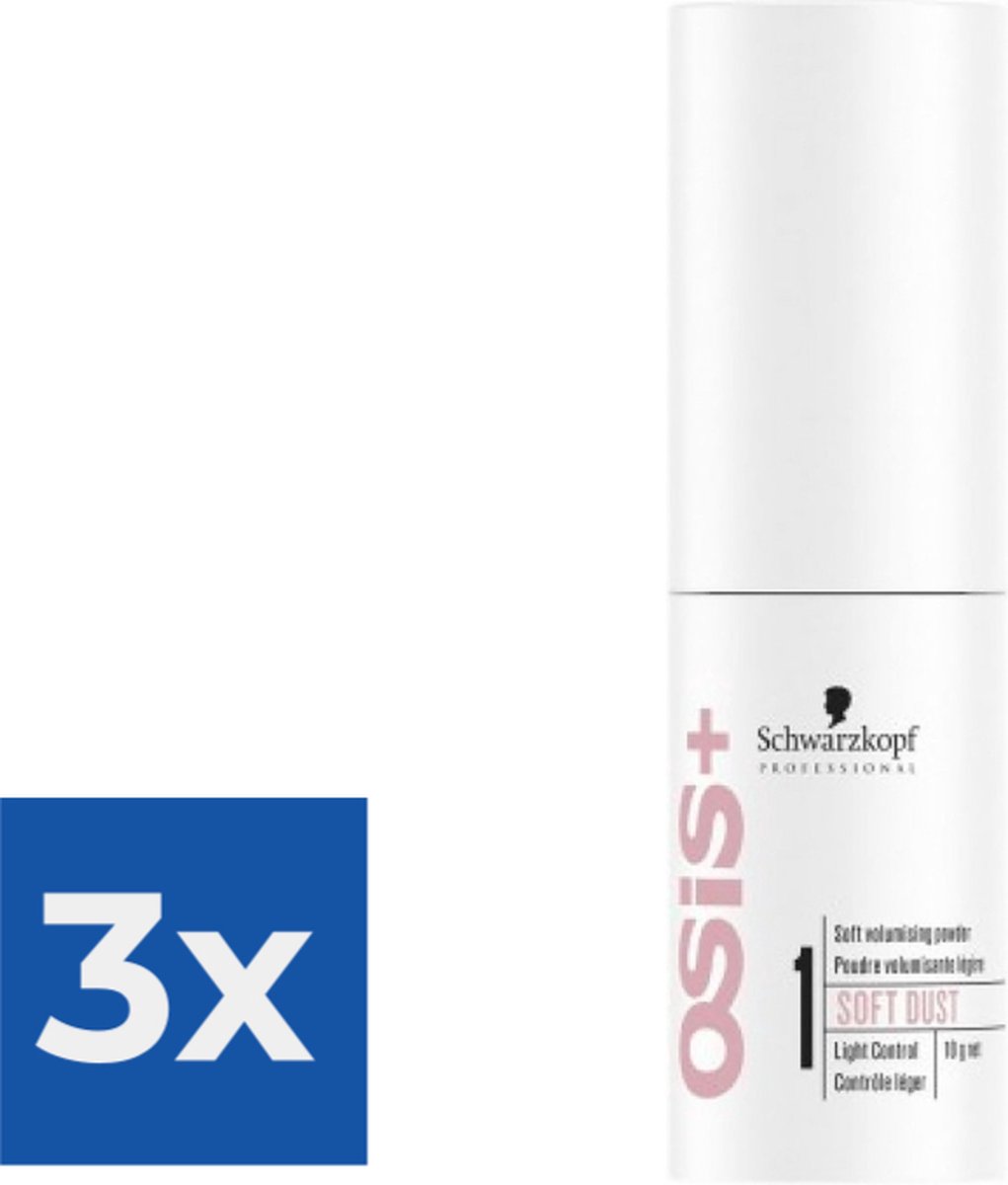Schwarzkopf OSiS+ Dry Texture Soft Dust - Voordeelverpakking 3 stuks