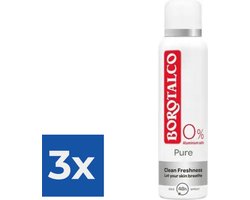 Borotalco Deospray - Pure Clean Freshness 150 ml - Voordeelverpakking 3 stuks