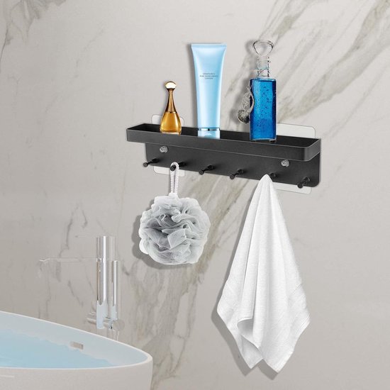 Sleutelrek Sleutelhouder Muur Metalen Sleutelrek Met Plank SleutelHaak Hanger Organisator Haak Wall Mail Opbergrek