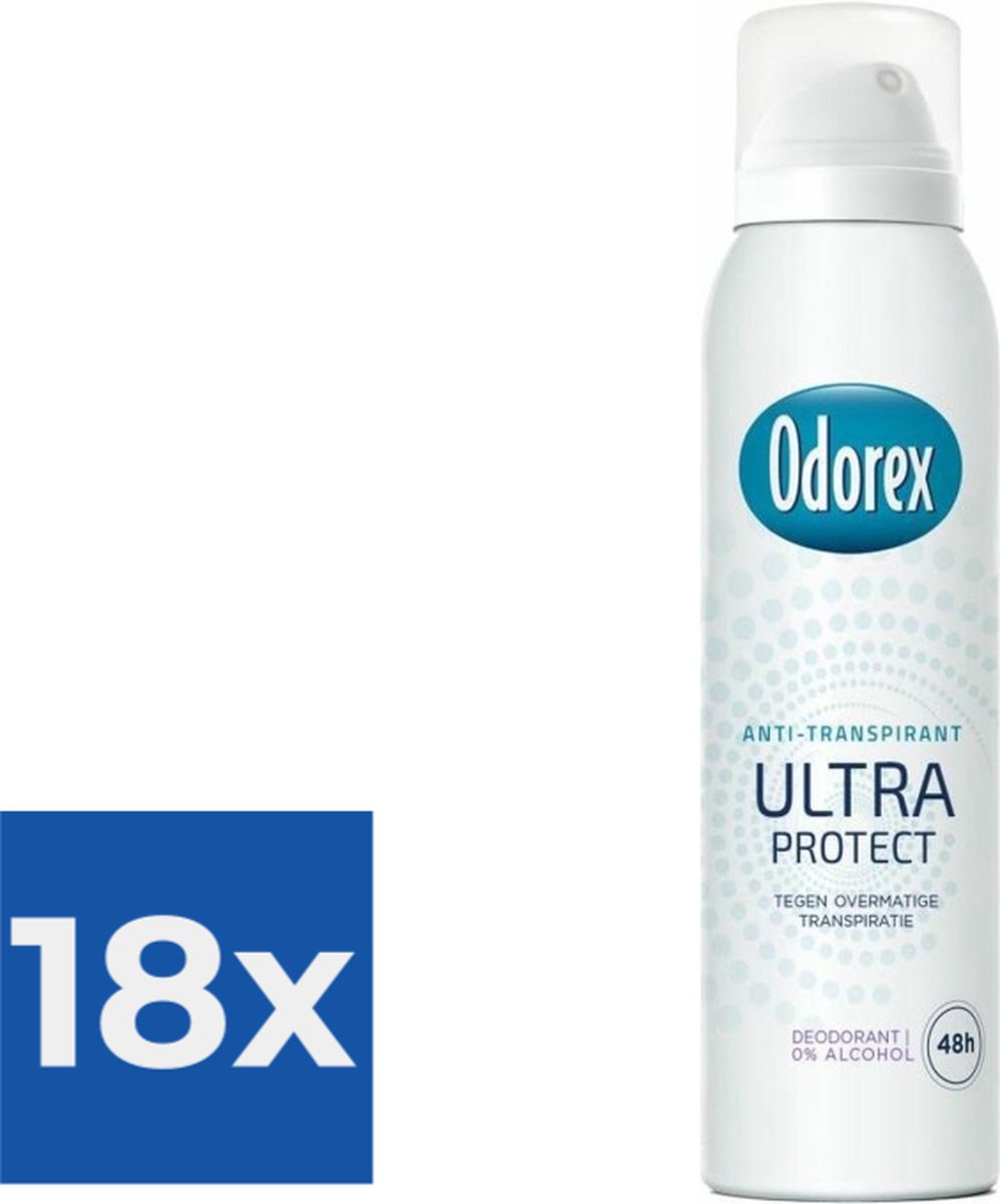 Goedkoopste Odorex Deospray - Ultra Protect 150 ml - Voordeelverpakking 18 stuks