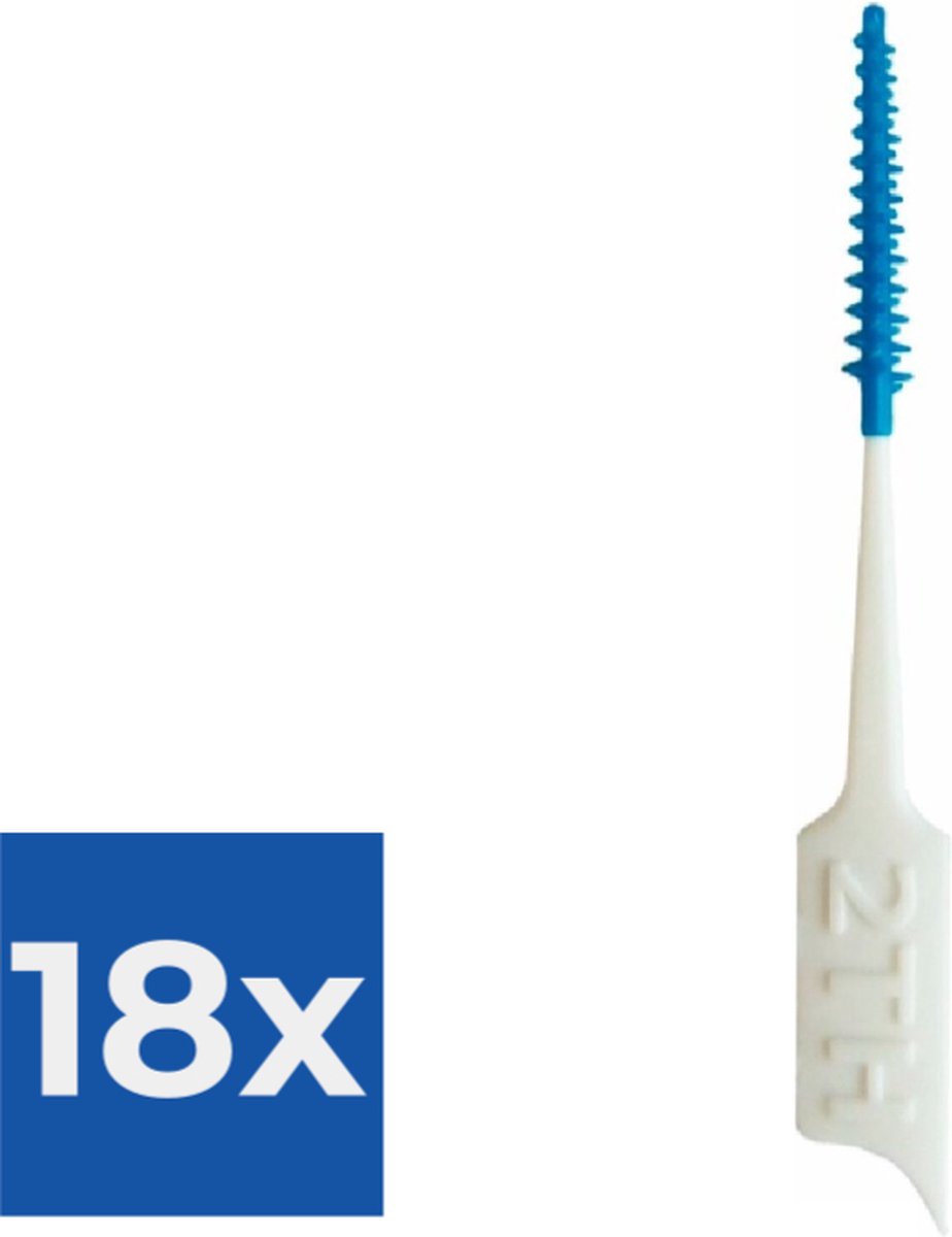 Goedkoopste 2TH Flexpicks Rubberen Interdentale Borsteltjes - 50x - Voordeelverpakking 18 stuks