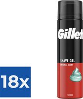 Gillette Scheergel Classic 200 ml - Voordeelverpakking 18 stuks