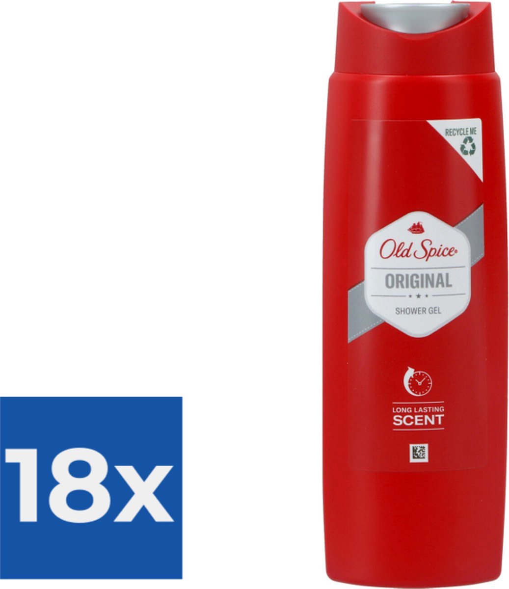 Goedkoopste Old Spice Original - 250ml - Douchegel - Voordeelverpakking 18 stuks
