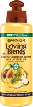 Garnier Loving Blends Avocado Olie & Shea Boter Intens Voedende Leave-In Crème - Zeer Droog, Pluizig Haar - 200ml