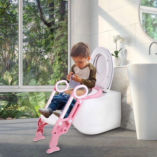 2 En 1 Siège De Toilette Pour Enfants, Avec Escalier, Urinoir