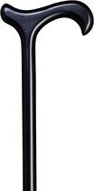 Gastrock Houten wandelstok – Zwart – Beukenhout – Lengte 94 cm – Derby handvat – Gewicht 270 gram – Handgemaakt – Wandelstokken – Voor heren en dames – Wandelstok hout – Diameter wandelstok 16 mm – Kassen