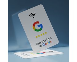 Google Review Kaart - NFC kaart - Geef jouw reviews een boost - Nederlandstalig - NFC kaart - Google review card