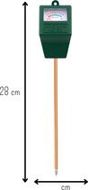 Vochtigheidsmeter / vochtmeter groen 28 cm - luchtvochtigheidsmeter - tuinartikelen / accessoires