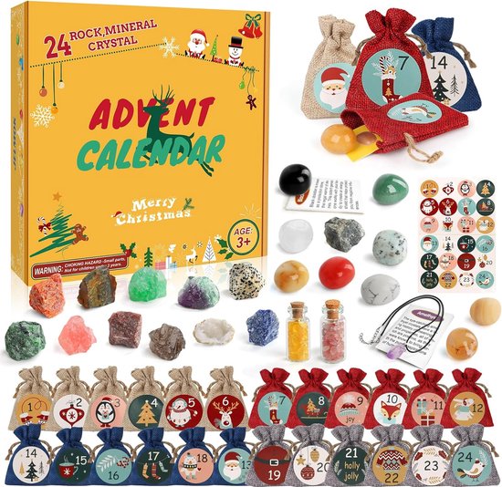 Equivera Adventskalender - Adventskalender 2023 - Aftelkalender - Kerstcadeau - Sinterklaas Cadeau - Premium