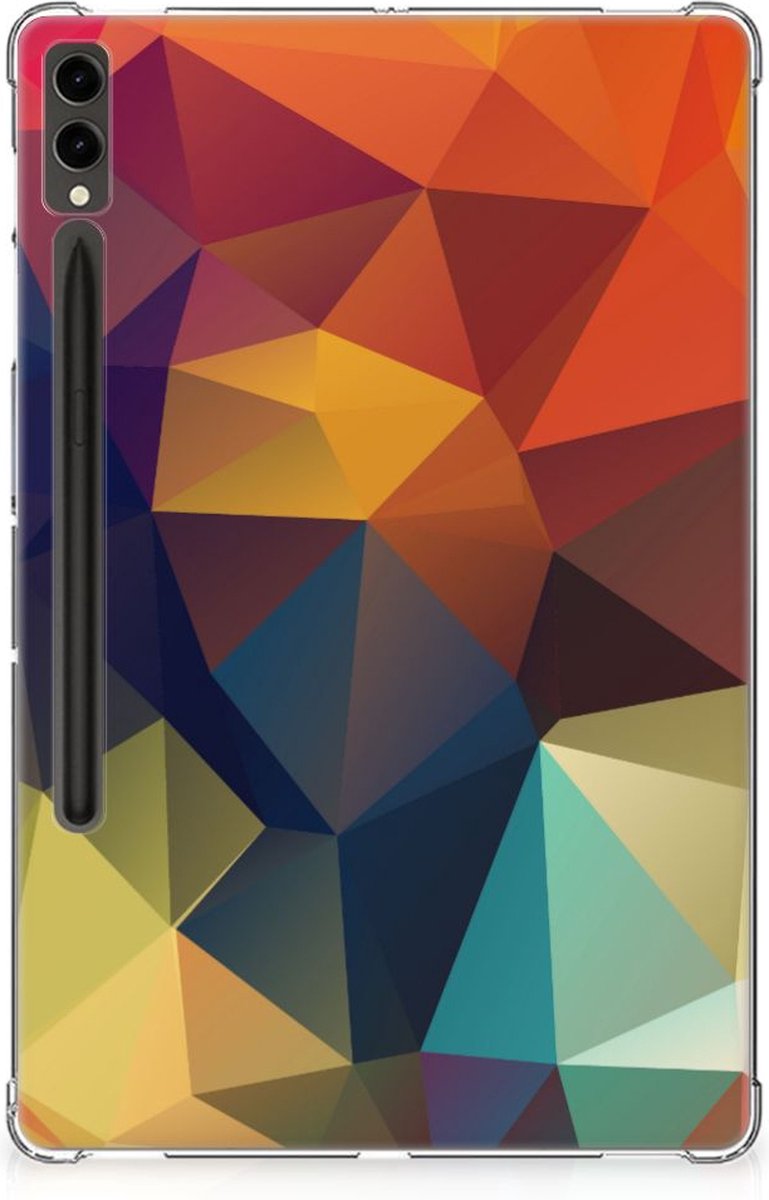 Samsung Galaxy Tab S9 Plus Back Cover Polygon Color