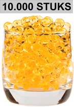 Fako Bijoux® - Waterballetjes - Water Absorberende Balletjes - Gelballetjes - Waterparels - 8-9mm - Oranje - 10.000 Stuks