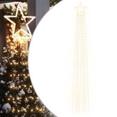 vidaXL - Kerstboomverlichting - 320 - warmwitte - LED's - 375 - cm