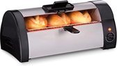 Bol.com Broodbakmachine - 570W - Brood Opwarmmachine - Broodjesbakker - Kast van mat roestvrij staal aanbieding