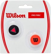 Wilson Pro Feel Vibratiedemper / Tennisdemper - Zwart/Oranje