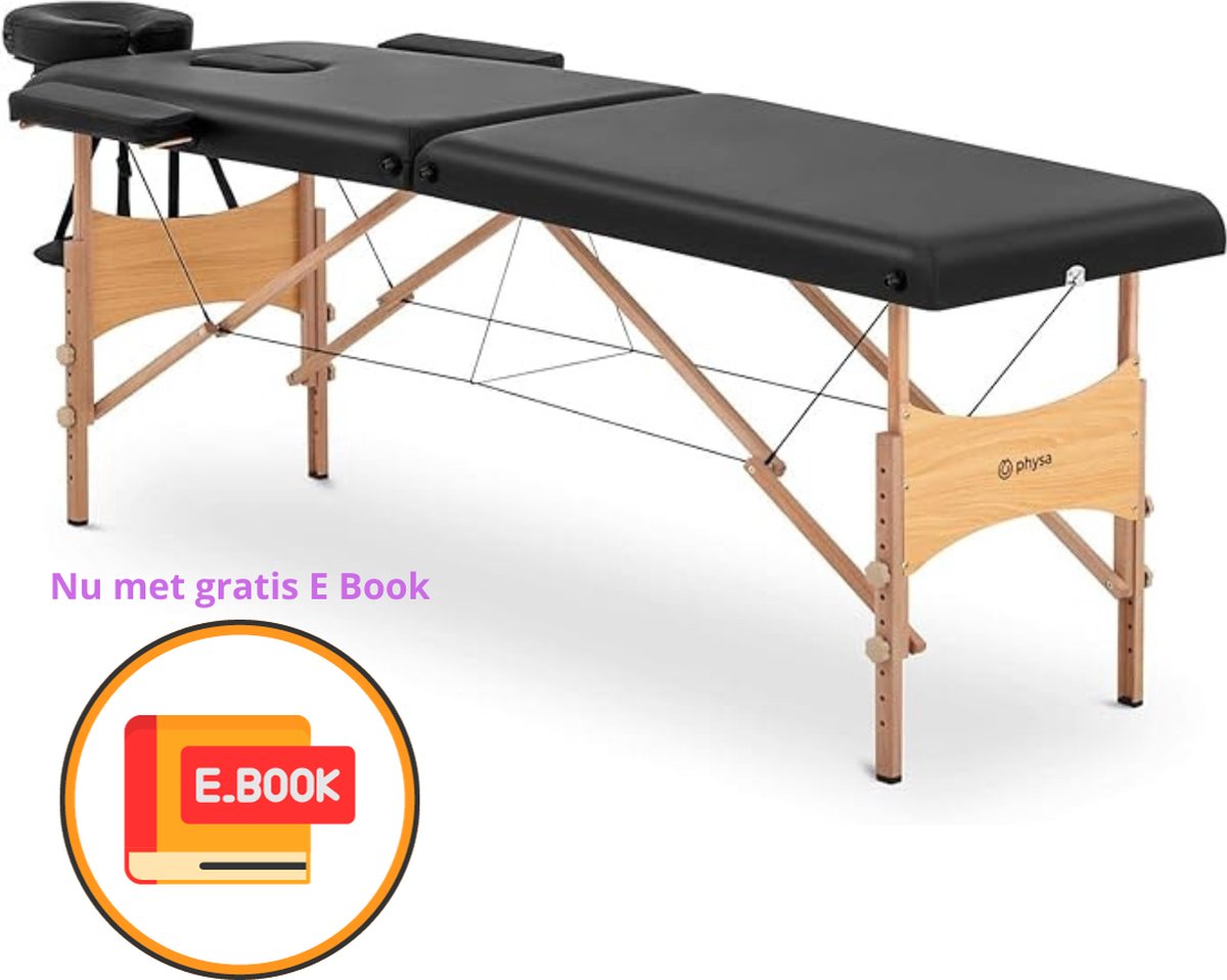 Goedkoopste Massagetafel - Behandeltafel - Massage tafel - Massagetafel inklapbaar - Incl. opbergtas - Max gewicht 230kg - 40mm dikke kussens - Hoogte verstelbaar