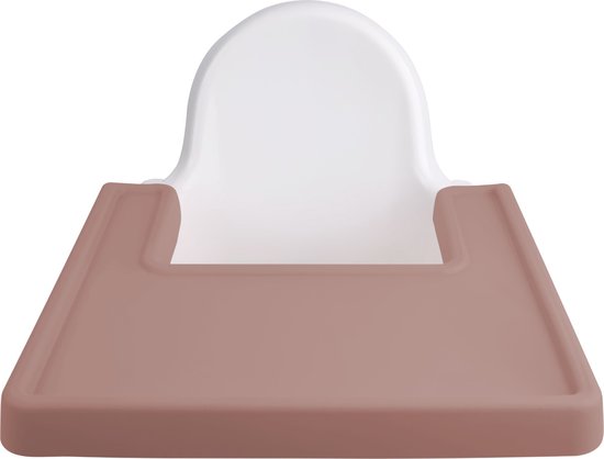 LITTLE-BUNNY silicone placemat past perfect op de IKEA Antilop kinderstoel berge
