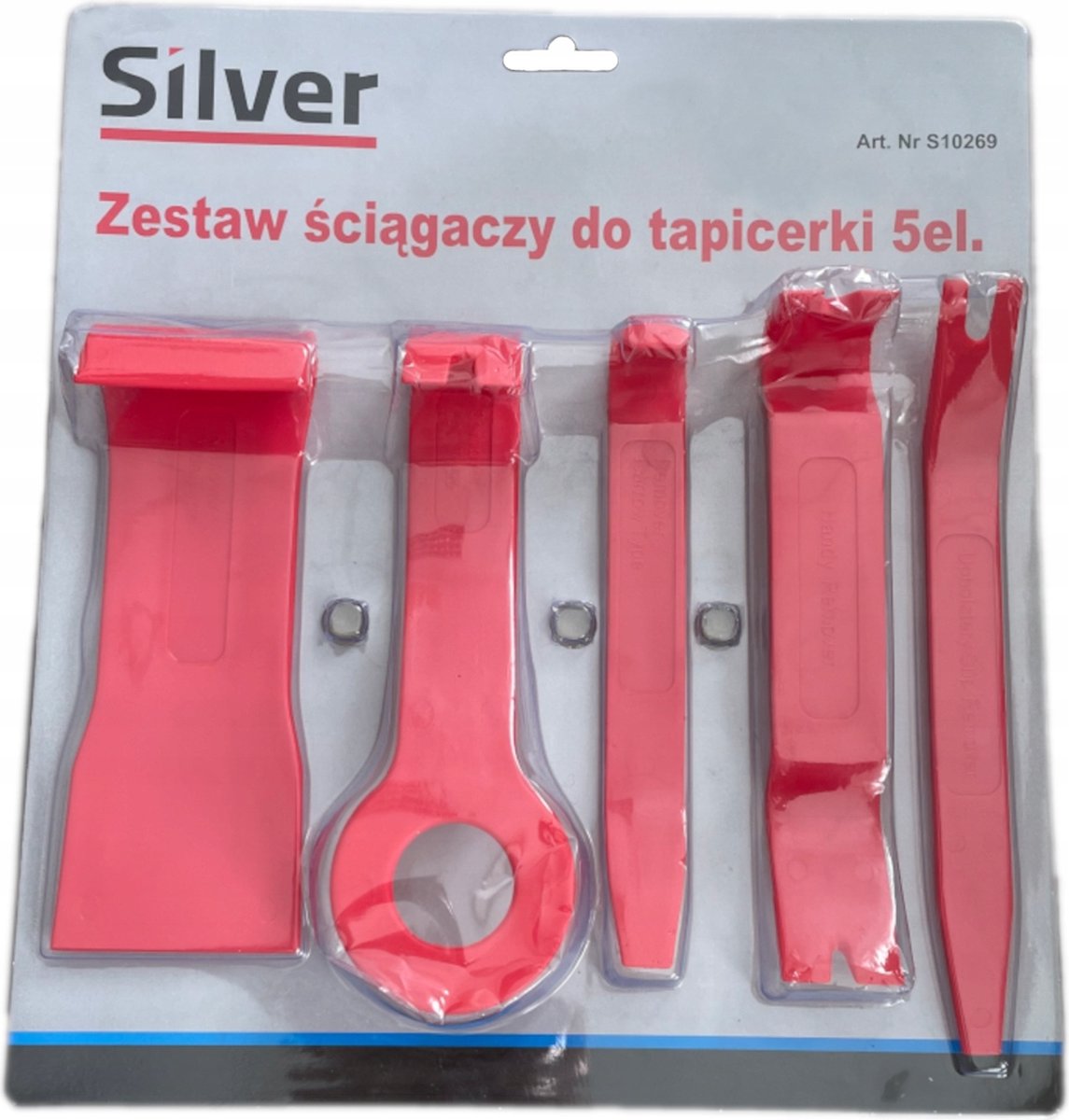 Silver - Set Tapijtverwijderaars - 5 delig - Nylon - Ergonomisch