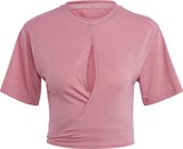 adidas Performance Yoga Studio T-shirt - Dames - Roze- L