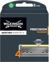 Wilkinson Sword Quattro Titanium Precision - 8 pièces - Lames de rasoir