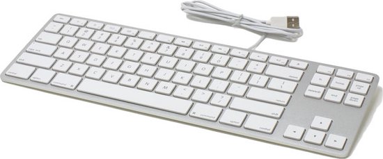 Matias Bedraad Toetsenbord QWERTY zonder Numpad zilver
