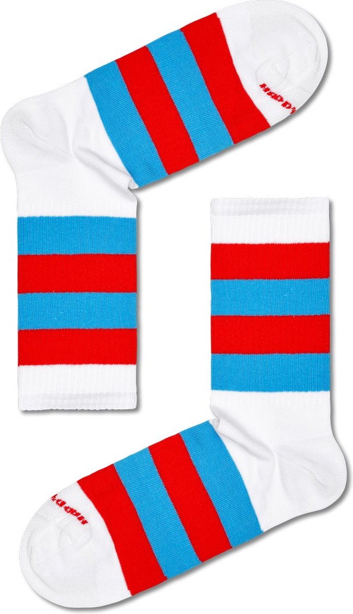 Happy Socks Stripe It 3/4 Crew Sock - unisex sokken - Unisex - Maat: 36 - 40