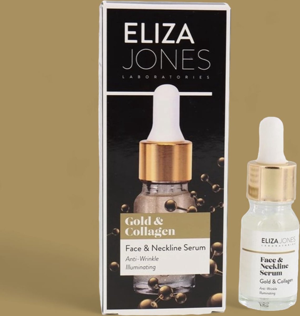 Sérum Pailleté Eliza Jones Gold & Collagen - Soin Visage Et Cou Neuf Sous Blister