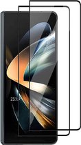 Screenprotector Samsung Galaxy Z Fold 5 Tempered Glass - Gehard Glas Screen Protector Beschermglas