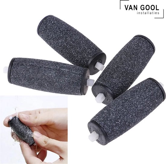 4 X Voor Scholl Voetvijl | Navulling Velvet Smooth | Extra grof | 4 Stuks | Voor Scholl Elektrische Eeltvijl