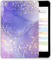 Tablethoes geschikt voor Apple iPad Mini 4 | Mini 5 (2019) Watercolor Paars