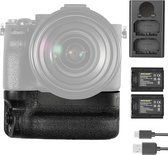 Neewer® - Verticale Vervangende Battery Grip Kit voor VG-C4EM met Twee NP-FZ100 Batterijen en Oplader - Compatibel met Sony A7R V A7R IV A9 II A7 IV A7S III A1 - BG A7IV - Verbeter de Duurzaamheid en Levensduur van Je Camera met Deze Kit!