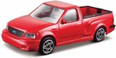 Ford SVT F150 (Rood) (10 cm) 1/43 Bburago {Modelauto - Schaalmodel - Miniatuurauto - Speelgoed}