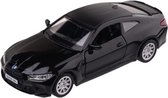 BMW M4 (Zwart) (10 cm) 1/43 Absolute Motors Supercars {Modelauto - Schaalmodel - Miniatuurauto - Speelgoed}