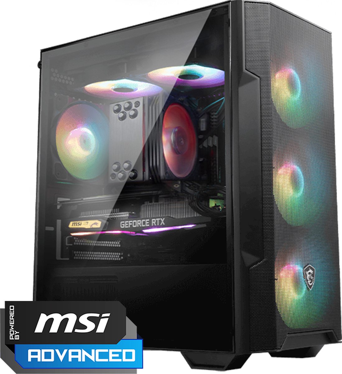 MSI Intel Game PC FE - GeForce RTX 4060 8GB - Intel Core i5-12400F - 16GB DDR4 - 500GB SSD